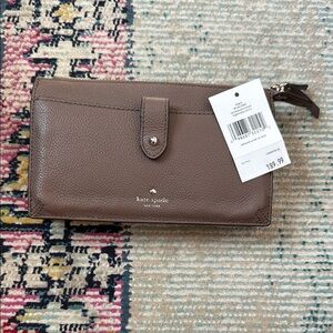 Kate Spade Chocolate Leather Wallet